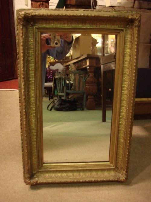 19thc ornate gilt framed mirror