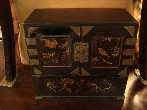 complete mah jong set in embellished box