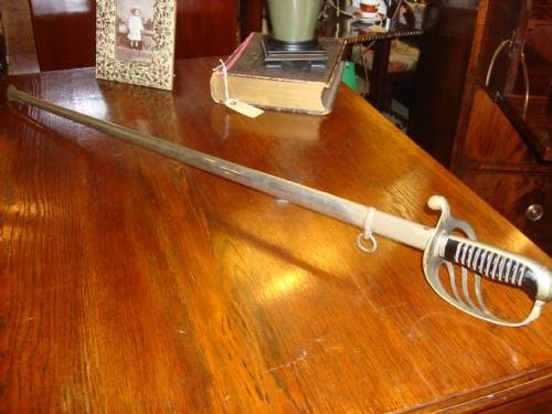 french infantry officer's sword from the collection of famous american stage actor otis skinner